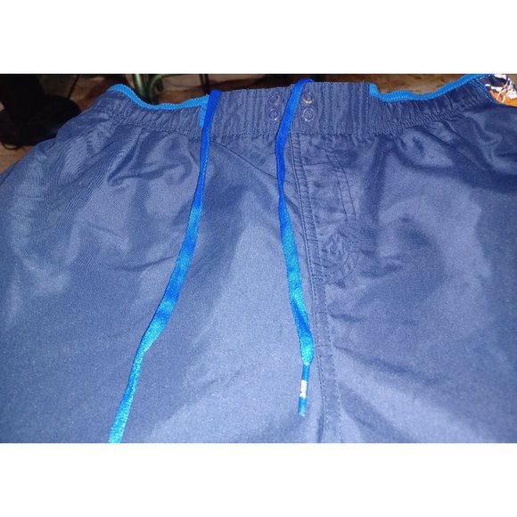 Nike Men's Swim Trunks Large Blue & Multi-Color - Picture 2 of 5